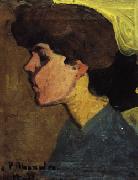 Amedeo Modigliani Head of a Woman in Profile china oil painting reproduction